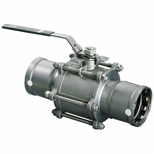 Manual 2-Way Ball Valve Press 316 SS
