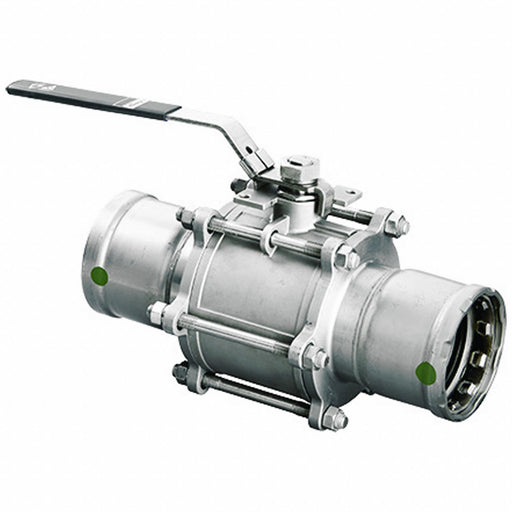 Manual 2-Way Ball Valve Press 316 SS