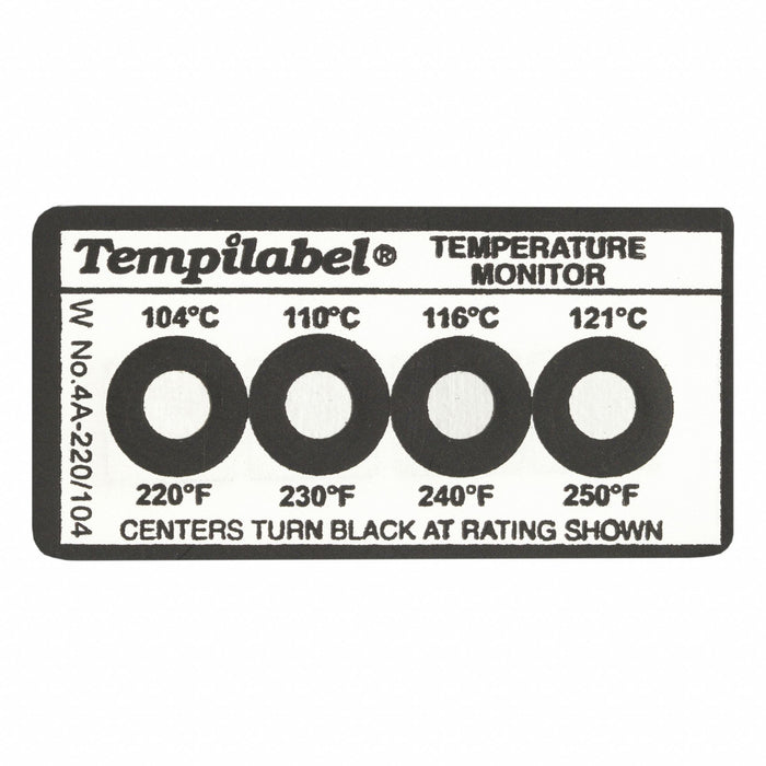 Temp Indicator Strip Clear 10PK