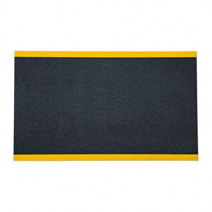 Traction Mat Rectangle Black 5 ft L