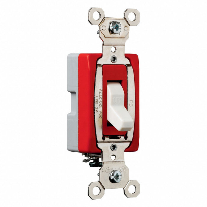 Wall Switch Wht 20A Back Side SnglPole
