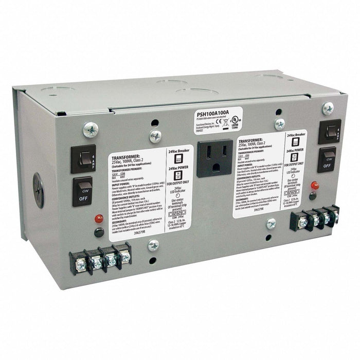 Enclosed Dual 100VA 120VAC-24VAC