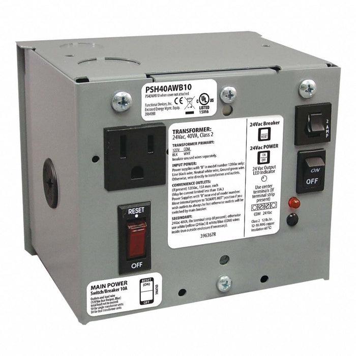 Enclosed Power Supply Single 40VA