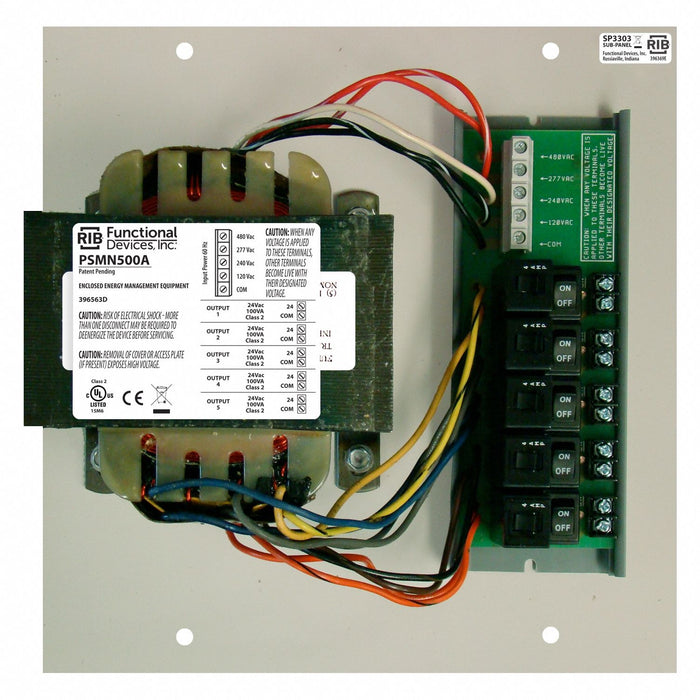Cls 2 Trnsfrmr 500VA Open Wall