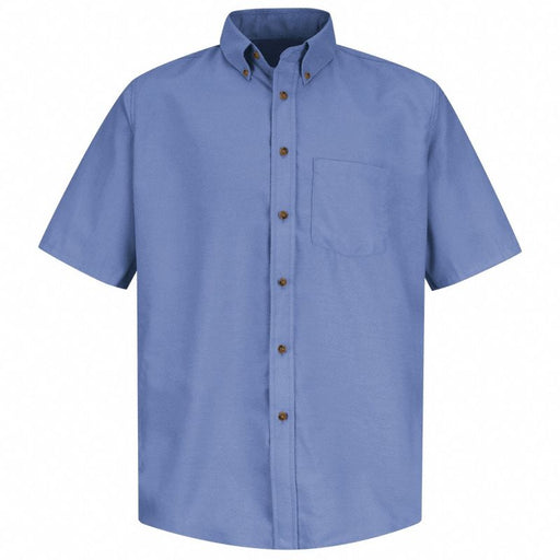 Mns Ss Button Down Poplin Shirt Lb M