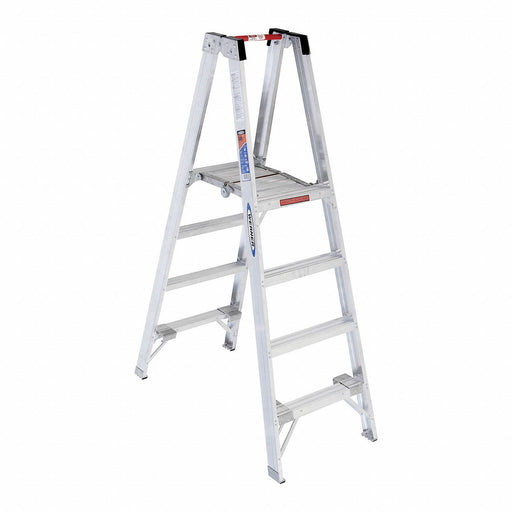 Twin Platform Stepladder 4 ft Alum 300lb