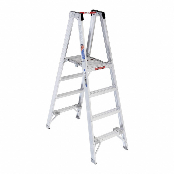 Twin Platform Stepladder 4 ft Alum 300lb
