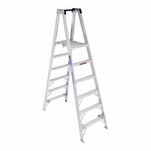 Twin Platform Stepladder 6 ft Alum 300lb