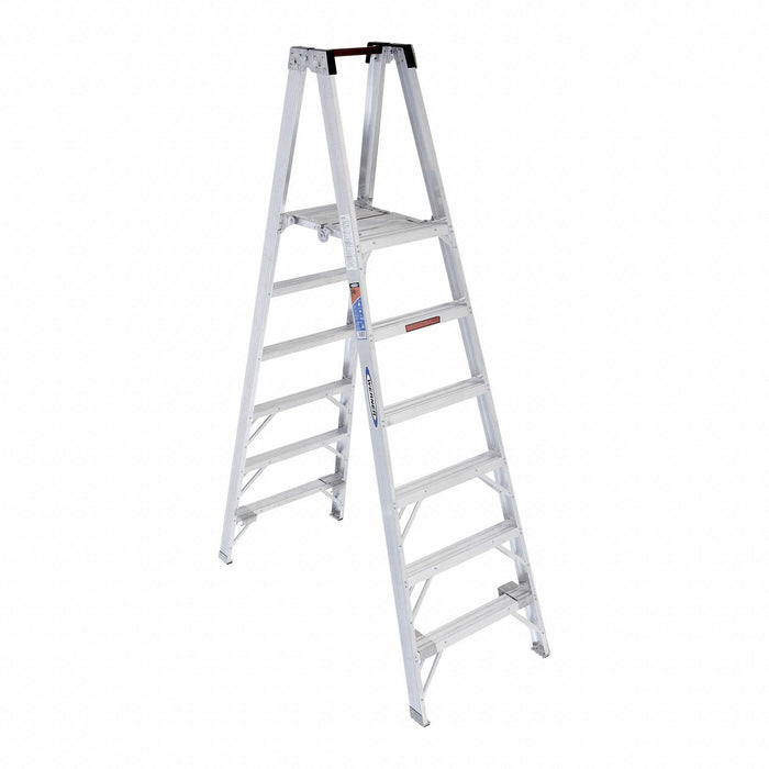 Twin Platform Stepladder 6 ft Alum 300lb