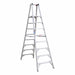 Twin Platform Stepladder 8 ft Alum 300lb