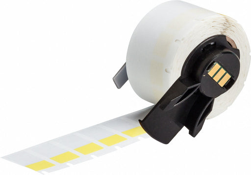 Label 1/2 in W Clear Yellow