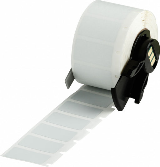 Pre-Cut Label Stock Roll Gray Matte