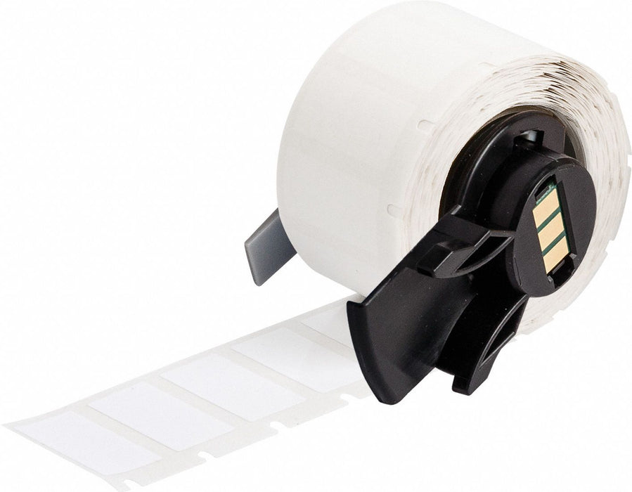 Wraparound Label White Vinyl 1 in W