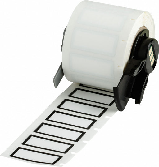 Label 1 1/8 in W White