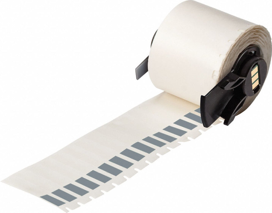 Wraparound Label Gray Vinyl 1/4 in W
