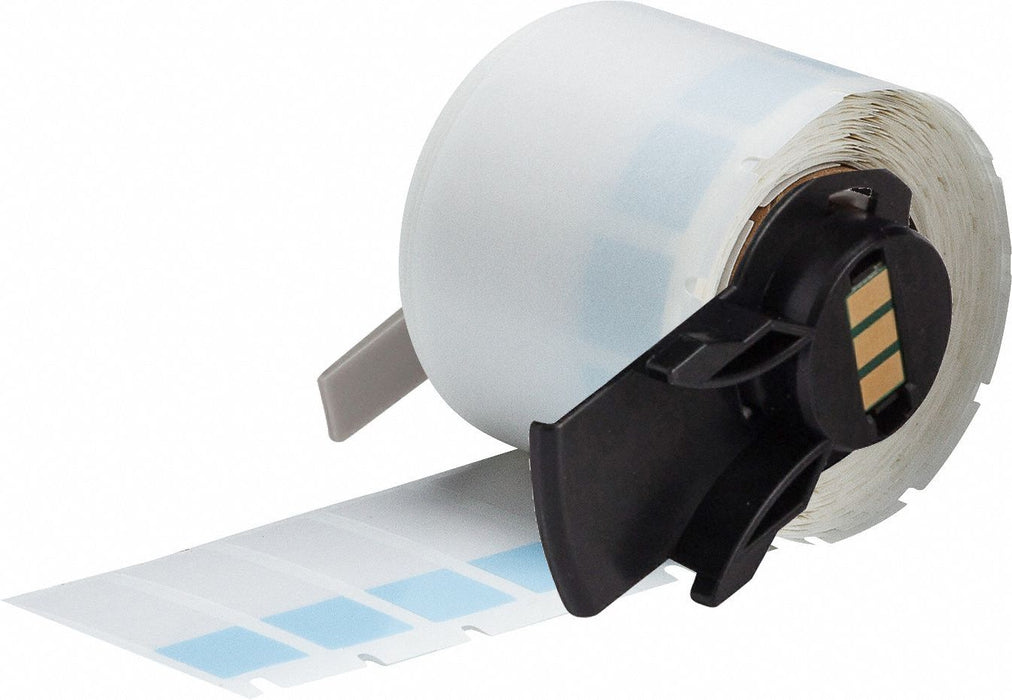Wraparound Label Blue Vinyl 1/2 in W