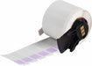Label 1/2 in W Clear Purple