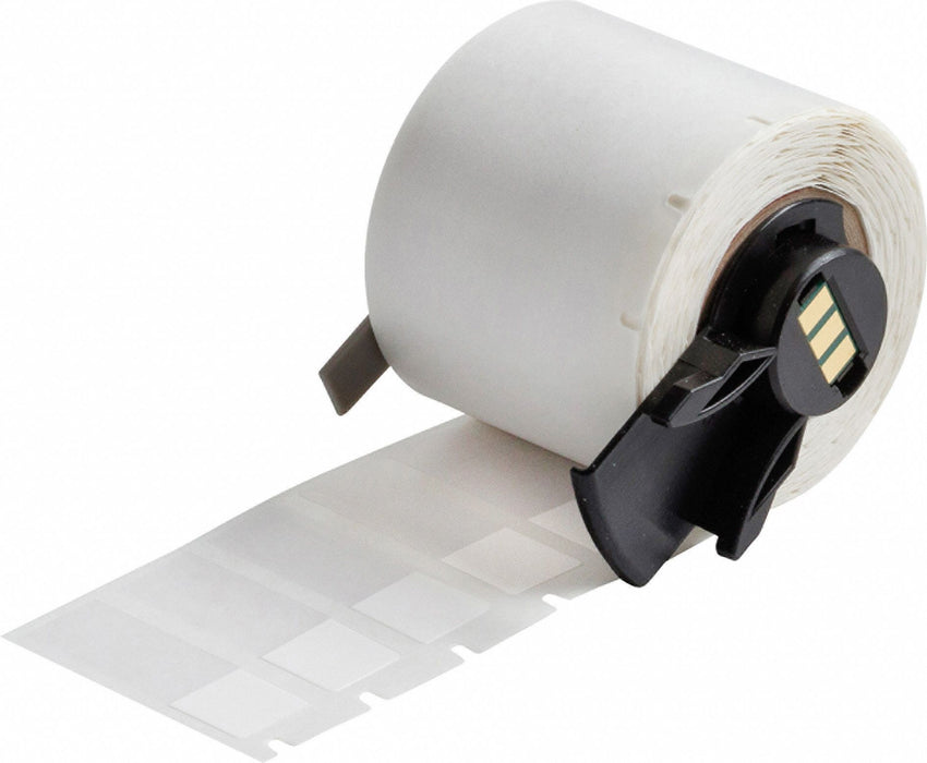 Label 1/2 in W Clear White