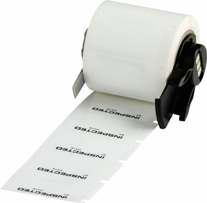 Label 1 1/2 in W Black White