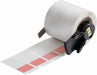 Label 3/4 in W Clear Red