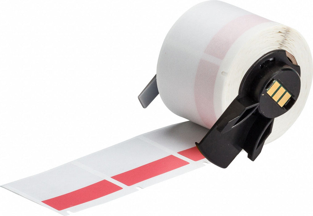 Wraparound Label Red Vinyl 1-1/2 in W