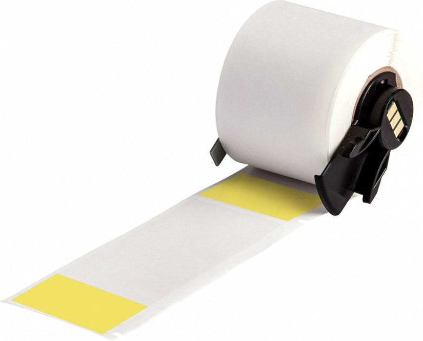 Label 1 1/2 in W Clear Yellow