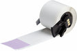Label 1 1/2 in W Clear Purple