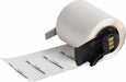 Label 1 5/8 in W Black White