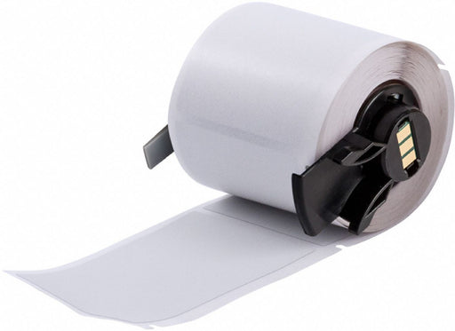 Pre-Cut Label Stock Roll Gray Matte