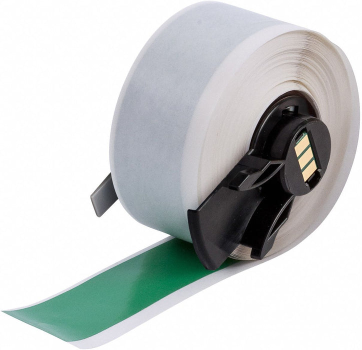 ContinuousLabelStock Green Gloss 1inW