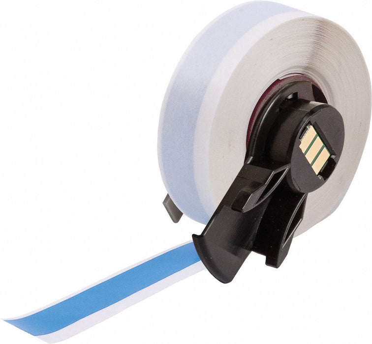 ContinuousLabelStock Blue Gloss 1/2inW
