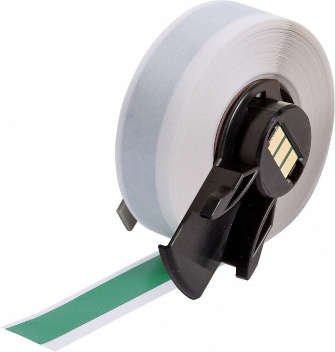ContinuousLabelStock Green Gloss 1/2inW