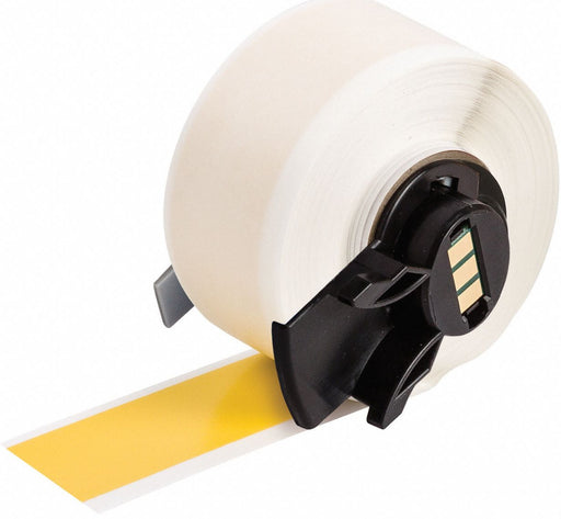 Label 1/2 in W Outdoor Yellow