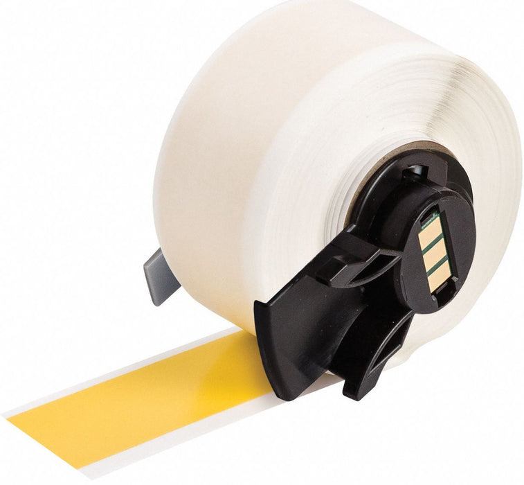Label 1/2 in W Outdoor Yellow