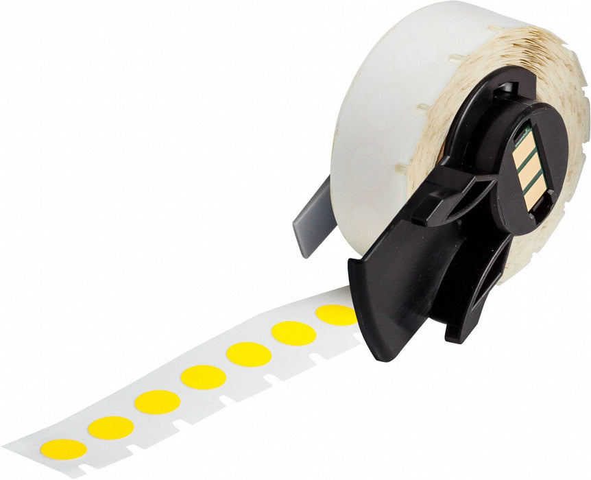 Label 3/8 in W Yellow