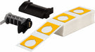 Pre-Cut Label Stock Roll Yellow Gloss
