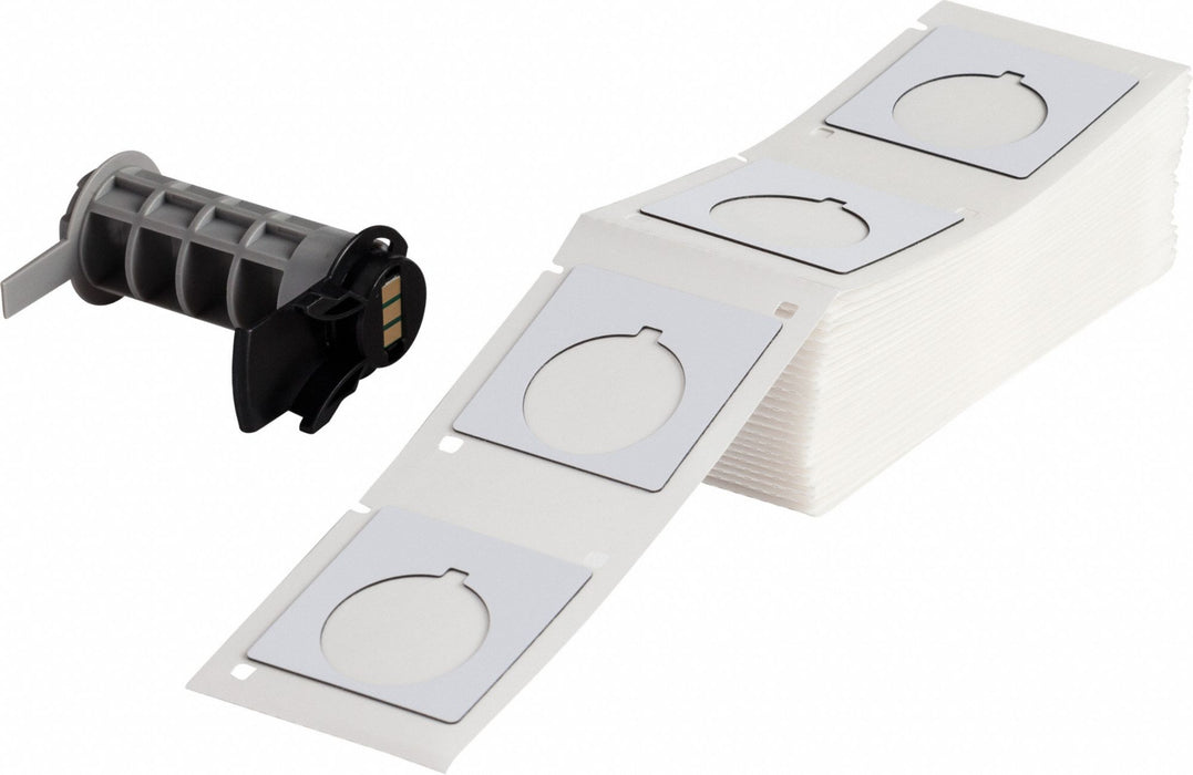 Pre-Cut Label Stock Roll White Gloss