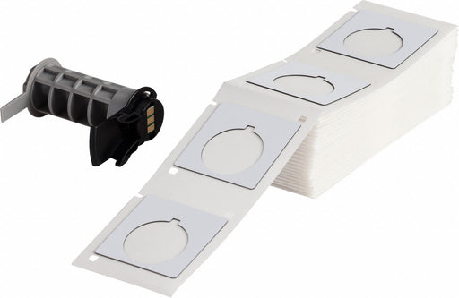Label 1 51/64 in W White