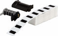 Pre-Cut Label Stock Roll Black Gloss