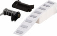 Pre-Cut Label Stock Roll Silver Gloss