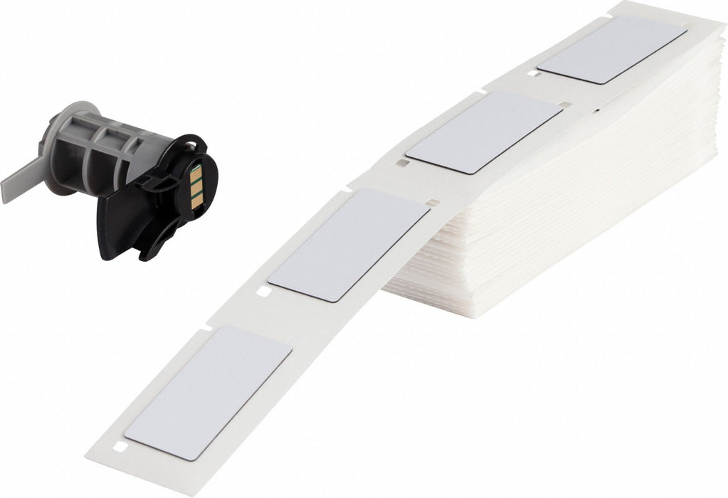 Pre-Cut Label Stock Roll White Gloss