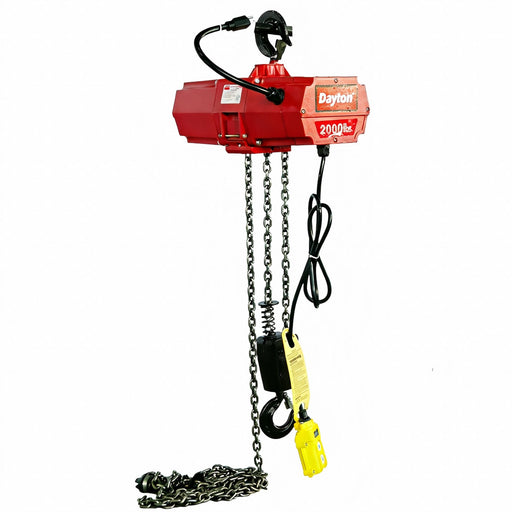 K8660 Electric Chain Hoist 2000 lb cap.