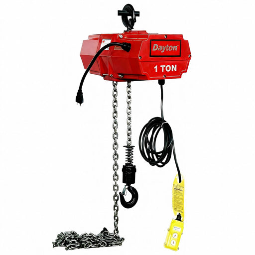 K8670 Electric Chain Hoist 2000 lb cap.