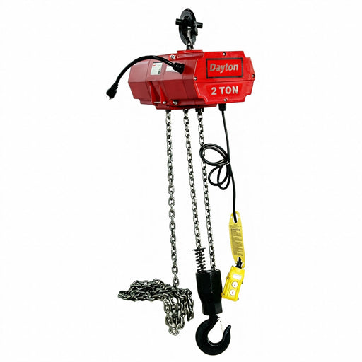 K8671 Electric Chain Hoist 4000 lb cap.