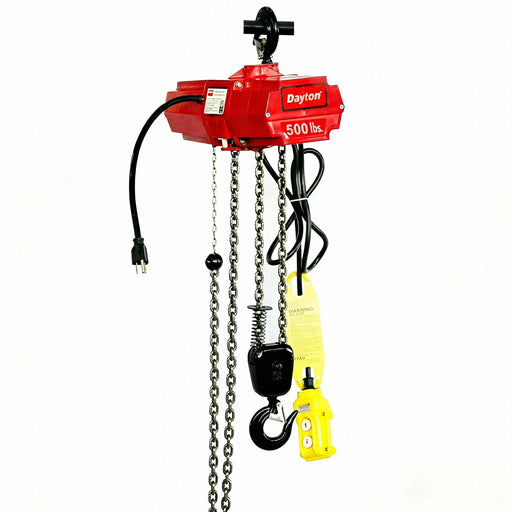 K8657 Electric Chain Hoist 500 lb cap.