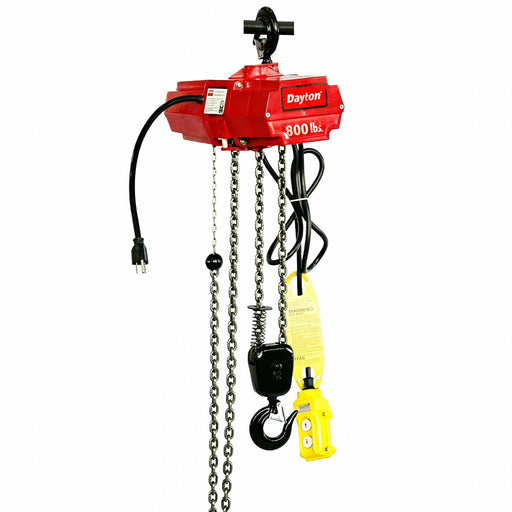 K8658 Electric Chain Hoist 800 lb cap.