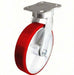Plate Caster Swivel Polyurethane 9 1/2 H