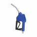 DrumPumpNozzle Blue Curved6-1/4inSSSpout