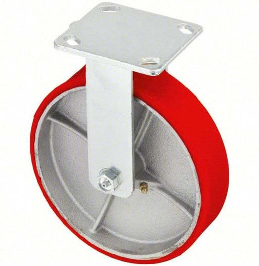 Plate Caster Rigid Polyurethane 9 1/2 H