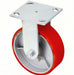 Plate Caster Rigid Polyurethane 9 1/2 H